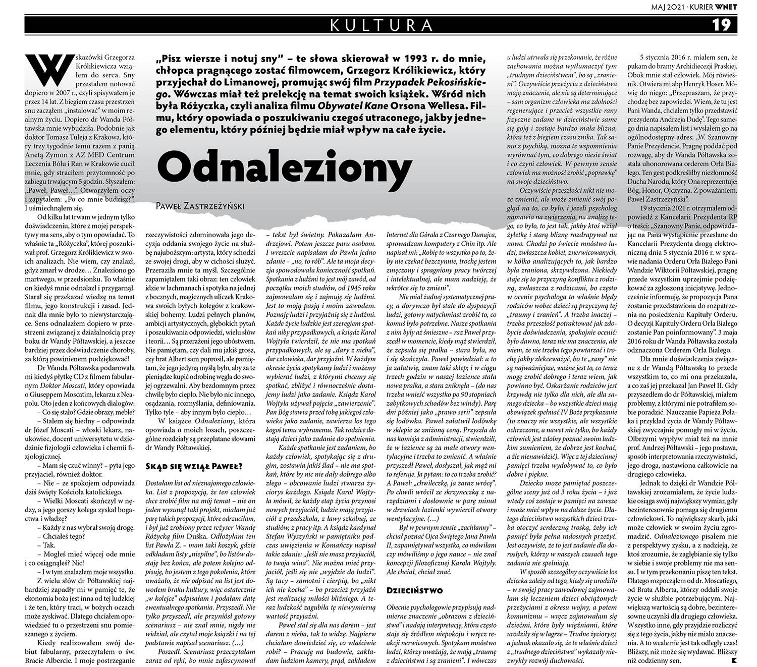 Wanda Półtawska. Odnaleziony sens
