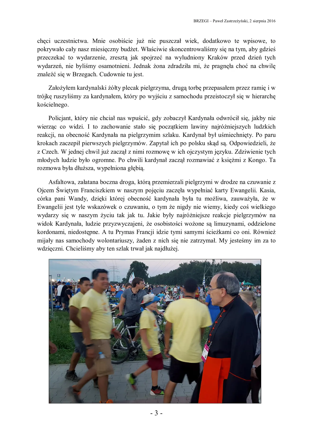 Brzegi Pawła Zastrzeżyńskiego, strona 3