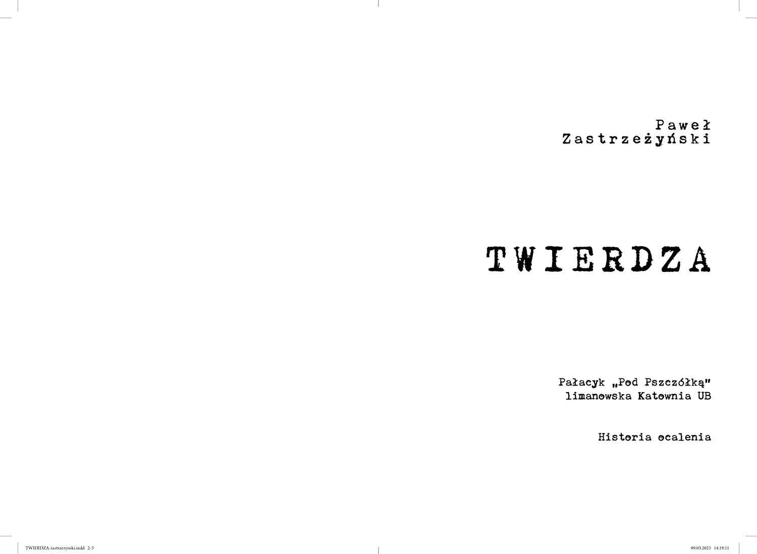 TWIERDZA-zastrzezynski.indd